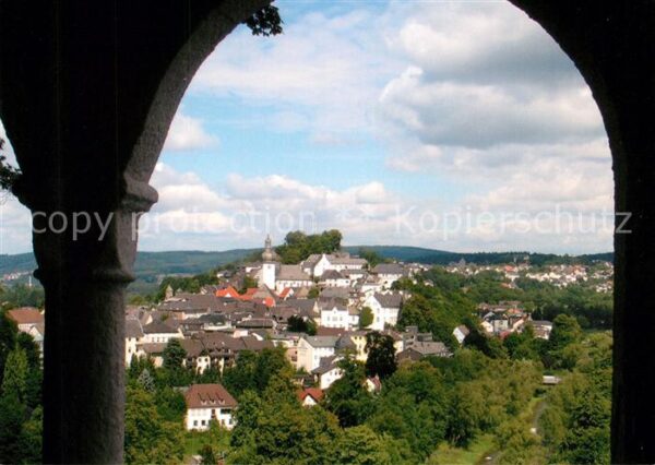 Arnsberg Westfalen Altstadtblick vom Ehmsendenkmal