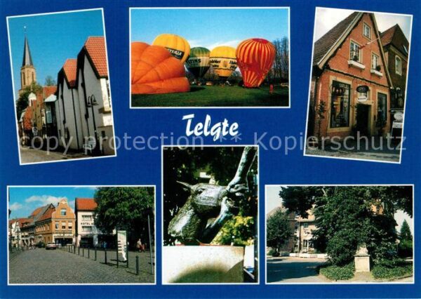 Telgte Warendorf Kirche Heissluftballons Ortsansichten P