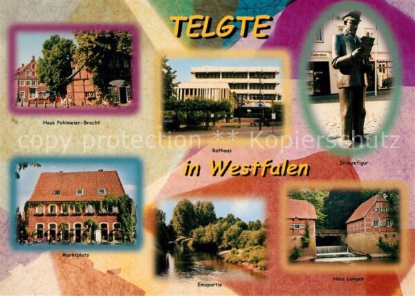 Telgte Warendorf Haus Pohlmeier Bracht Rathaus Bronzefig