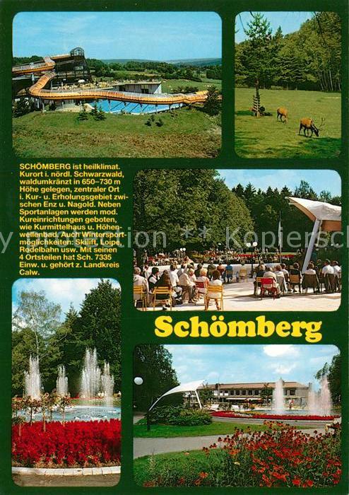 Schoemberg Schwarzwald Schwimmbad Hirsche Kurkonzert Kurpark F
