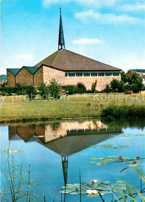 Eberstadt Darmstadt Jesu Ruf Kapelle mit See Genezareth