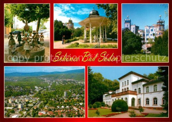 Bad Soden Taunus Brunnenfiguren Solbrunnen Schloss Flieg