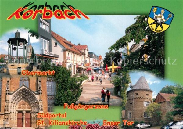 Korbach Obermarkt Fussgängerzone Südportal St K
