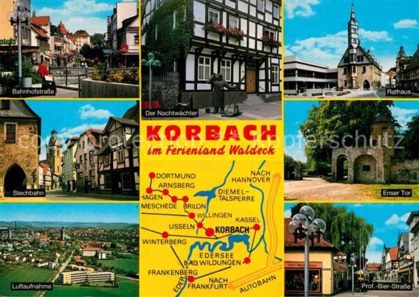 Korbach Bahnhofstr Der Nachtwächter Rathaus Ste