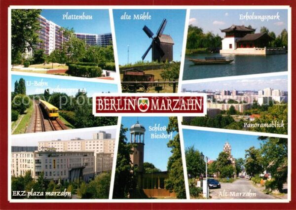 Marzahn Berlin Plattenbau Alte Mühle Erholungspark U-B