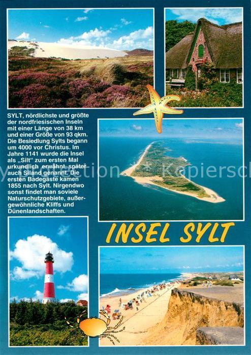 Insel Sylt Dünen Friesenhaus Fliegeraufnahme Leuch