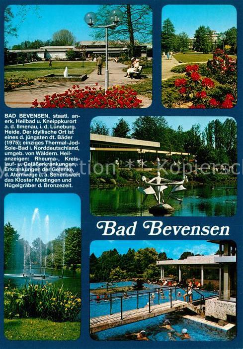 Bad Bevensen Kuranlagen Fontäne Schwimmbad