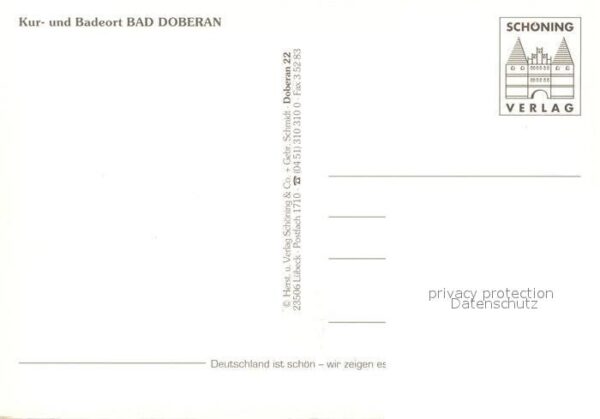 Bad Doberan Ortsansicht Kloster Kirche Pavillon – Bild 2