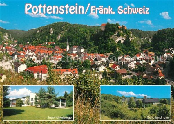 Pottenstein Oberfranken mit Jugendherberge und Schullandheim