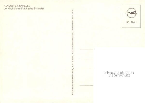 Kirchahorn Klausensteinkapelle – Bild 2