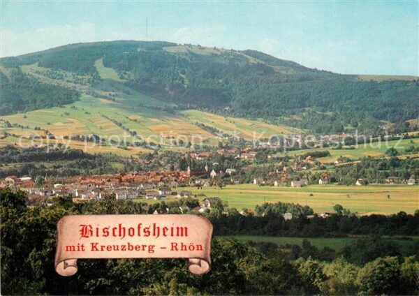 Bischofsheim Rhoen Fliegeraufnahme Kreuzberg