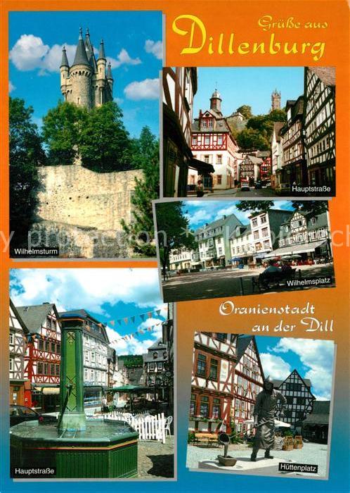 Dillenburg Wilhelmsturm Wilhelmsplatz Hauptstrasse