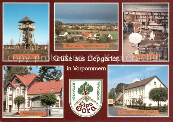 Liepgarten Aussichtsturm Heimatstube Ueckermünder-