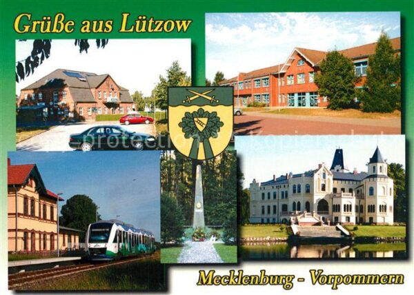 Luetzow Schule Theodor-Körner-Denkmal Schloss