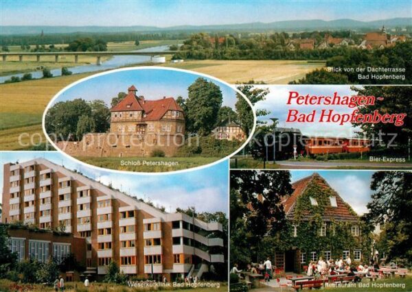 Bad Hopfenberg Schloss-Petershagen Bier-Express Weserk