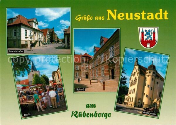 Neustadt Ruebenberge Marktstrasse Schloß Amtsgericht Markt