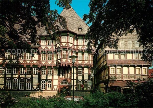Goslar Fachwerkhäuser in der Marktstrasse
