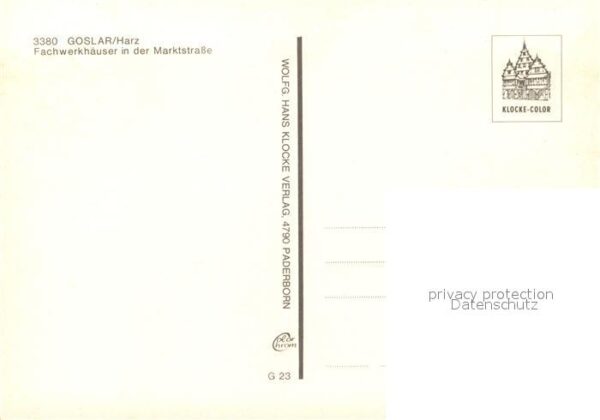 Goslar Fachwerkhäuser in der Marktstrasse – Bild 2