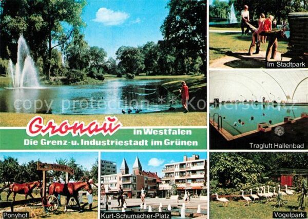Gronau Westfalen Stadtpark Hallenbad Vogelpark Kurt Schu