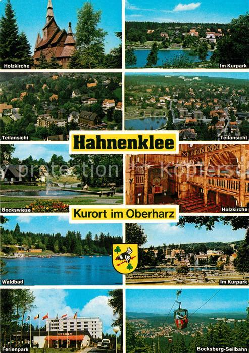 Hahnenklee-Bockswiese Harz Holzkirche Kurpark Bockswiese Waldbad F
