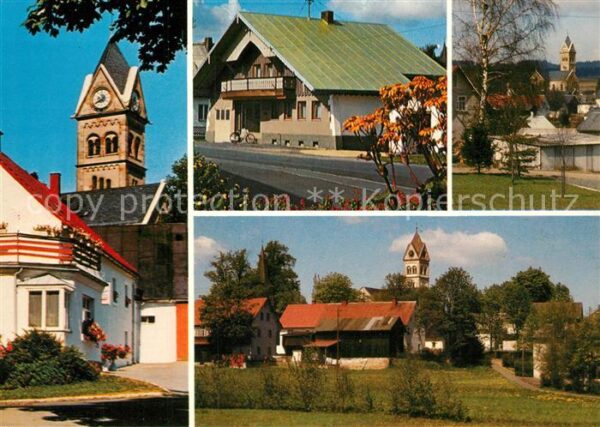 Mehlmeisel Ortsmotive mit Kirche Erholungszentrum