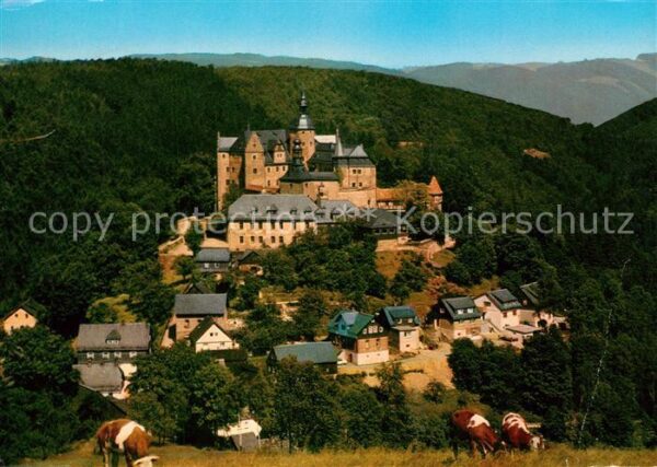 Lauenstein Oberfranken Panorama mit Burg
