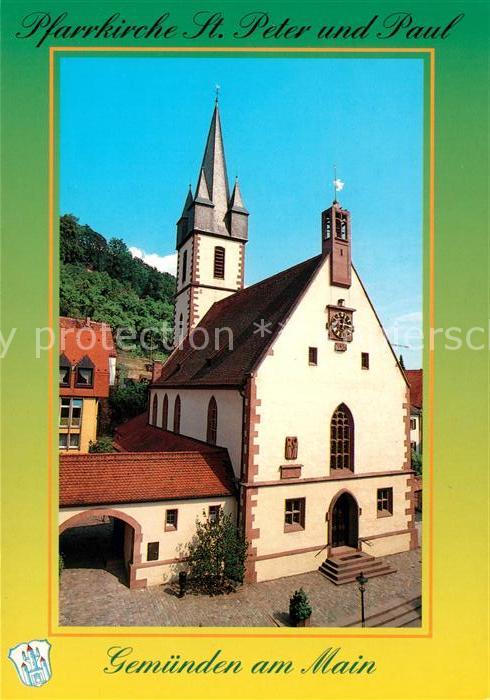 Gemuenden Main Pfarrkirche St Peter und Paul