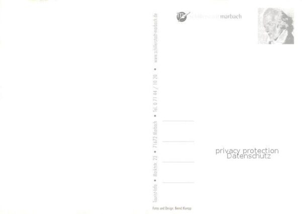Marbach Neckar Geburtshaus von Friedrich Schiller Nach – Bild 2