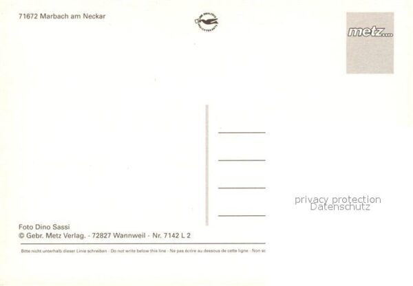 Marbach Neckar Altstadt Fachwerkhäuser – Bild 2