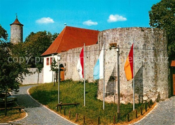 Waischenfeld Burg Turm Fahnen