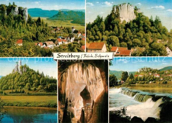 Streitberg Oberfranken Panorama Wiesenttal Felsen Naturpark Fr