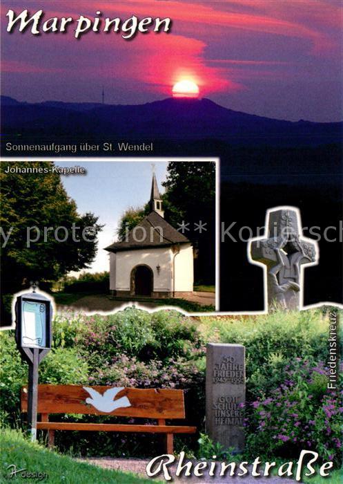 Marpingen Sonnenaufgang über St Wendel Johannes K