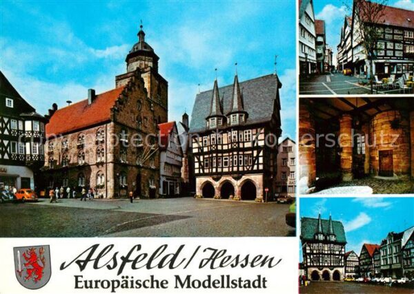 Alsfeld Europäische Modellstadt Markt Rathaus A