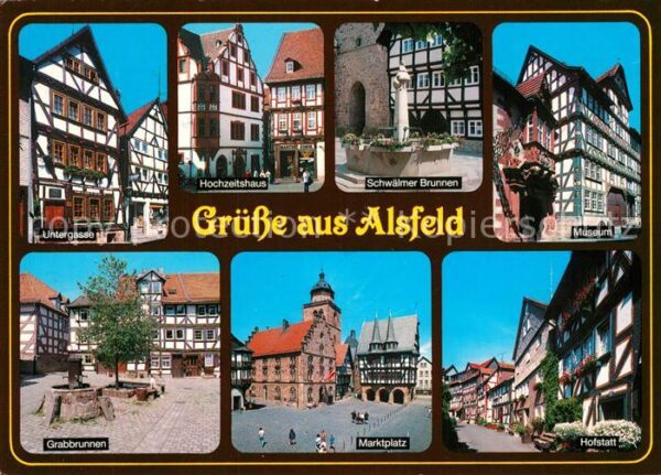 Alsfeld Untergasse Hochzeitshaus Schwälmer Brun