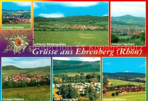 Ehrenberg Rhoen und Umgebung Landschaftspanorama