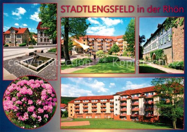 Stadtlengsfeld Burg Klinik Fachwerkhäuser Rhododendron