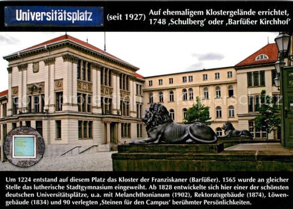 Halle Saale Universitätsplatz ehem Klostergelände L