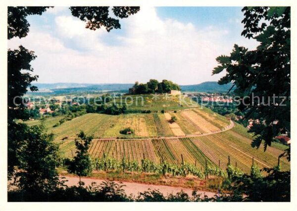 Weinsberg Landschaftspanorama Burg Weibertreu mit