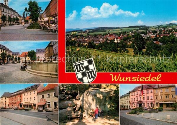 Wunsiedel Ortsmotive Innenstadt Felsen Landschaft