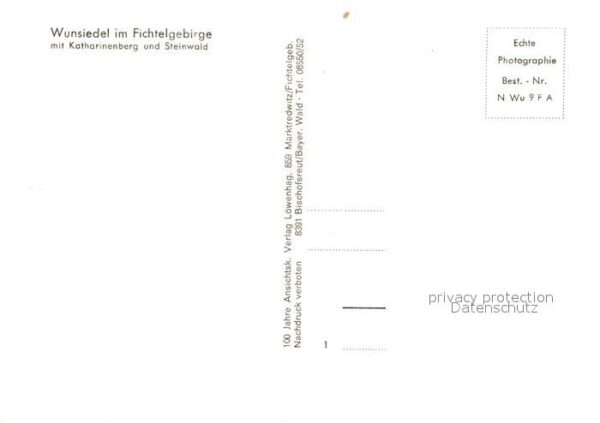 Wunsiedel Landschaftspanorama Katharinenberg Stei – Bild 2