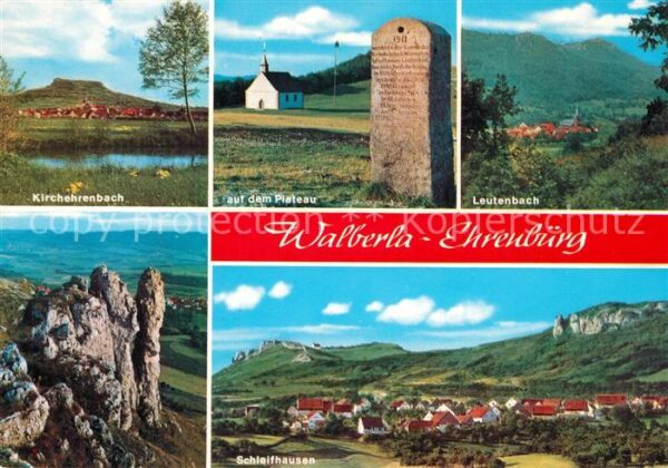 Kirchehrenbach Landschaftspanorama Walberla Ehrenbürg