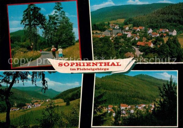 Sophienthal Oberfranken Landschaftspanorama Fichtelgebirge Wand