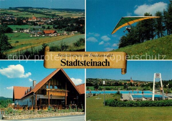 Stadtsteinach Panorama Restaurant Freibad Drachenflie