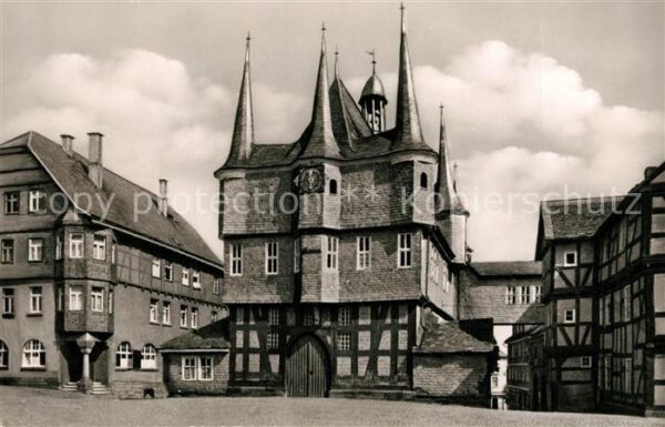 Frankenberg Eder Rathaus Obermarkt Altstadt Fachwerkhäus