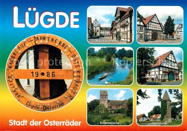 Luegde Stadt der Osterräder Kloster Heimatmuse