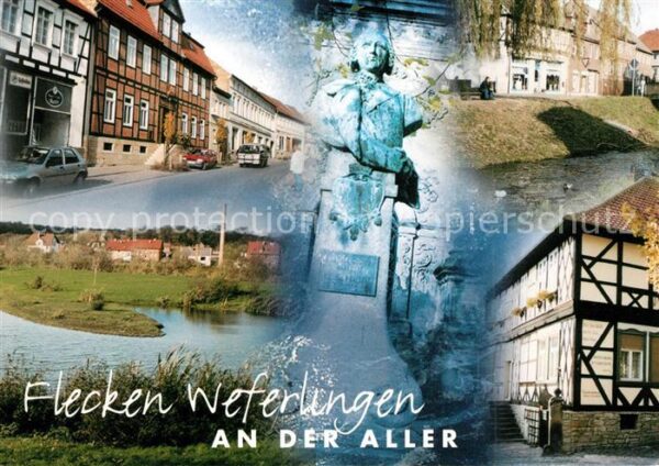 Weferlingen Aller Bäckerstrasse Denkmal Markgraf Teiche a