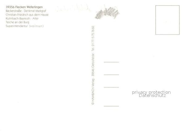 Weferlingen Aller Bäckerstrasse Denkmal Markgraf Teiche a – Bild 2