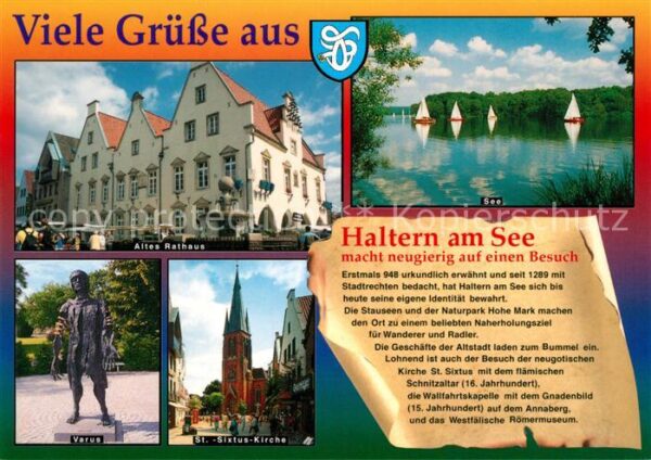 Haltern See Altes Rathaus Brunnen See Segeln Varus