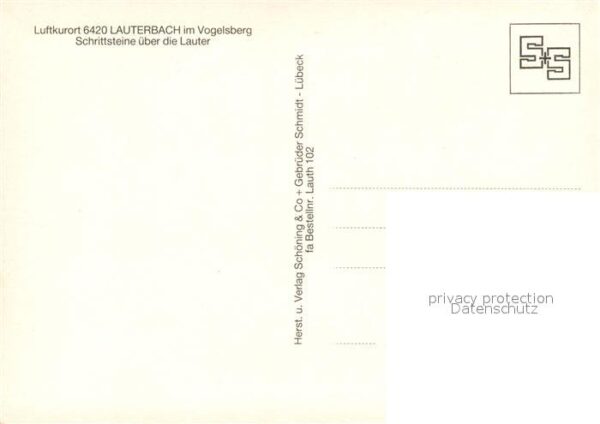 Lauterbach Hessen Schrittsteine über die Lauter – Bild 2