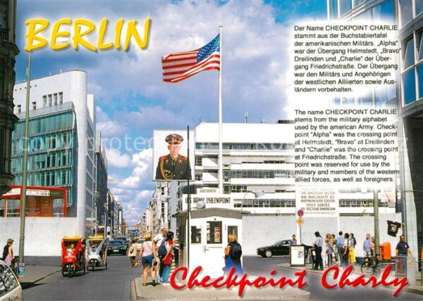 Berlin Checkpoint Charly Flagge